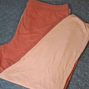 Harry Potter Hogwarts Elastic Waist Sleep Pants - Pink and Peach size 2X